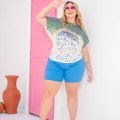 Para torcer pela Seleção Feminina: looks plus size com as cores verde, amarelo, azul e branco - imagem 8