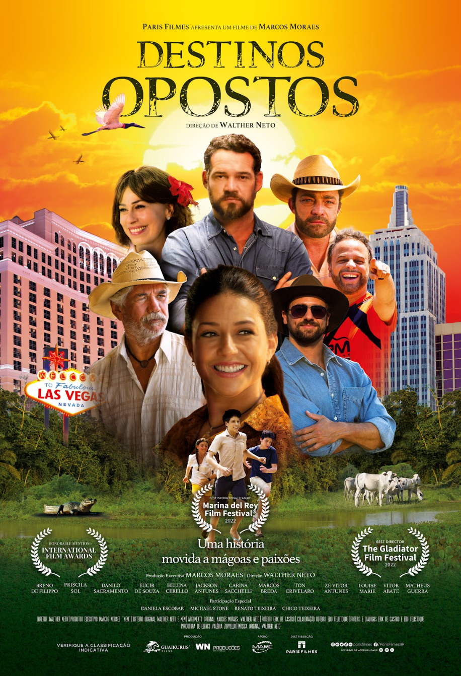Paris Filmes divulga trailer e cartaz oficiais de “Destinos Opostos", com Breno de Filippo e Jackson Antunes