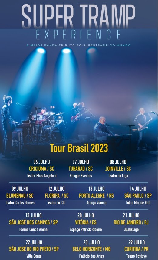 SUPER TRAMP Experience fará grande show em São Paulo - imagem 2