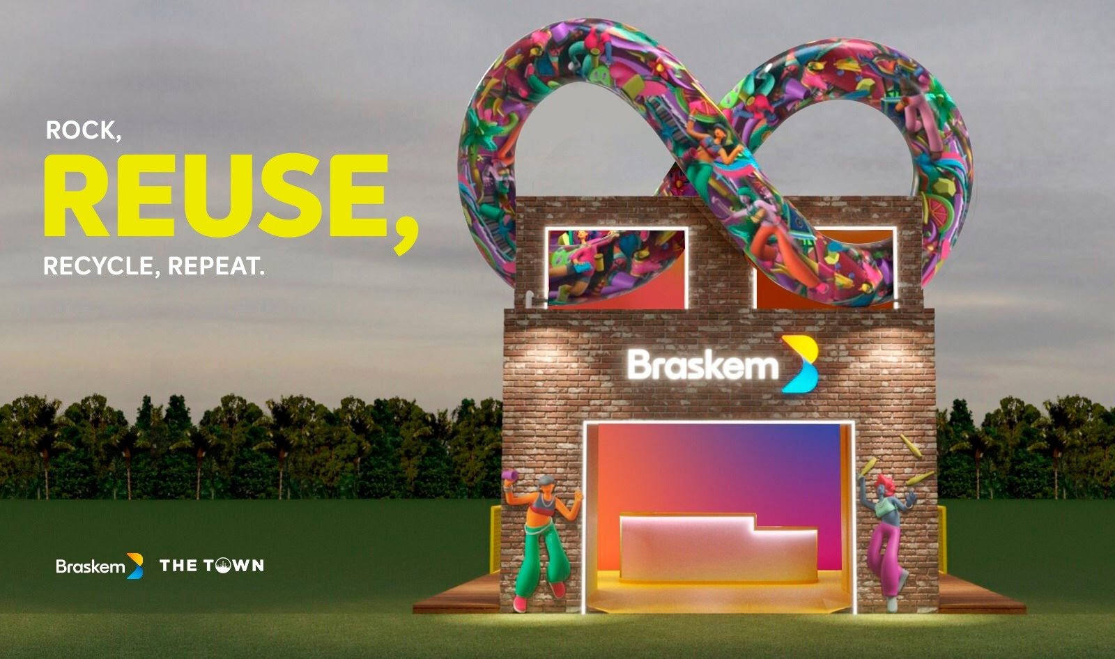 Braskem se une à Coca-Cola e KITKAT® em prol da economia circular no The Town 2023 - imagem 2