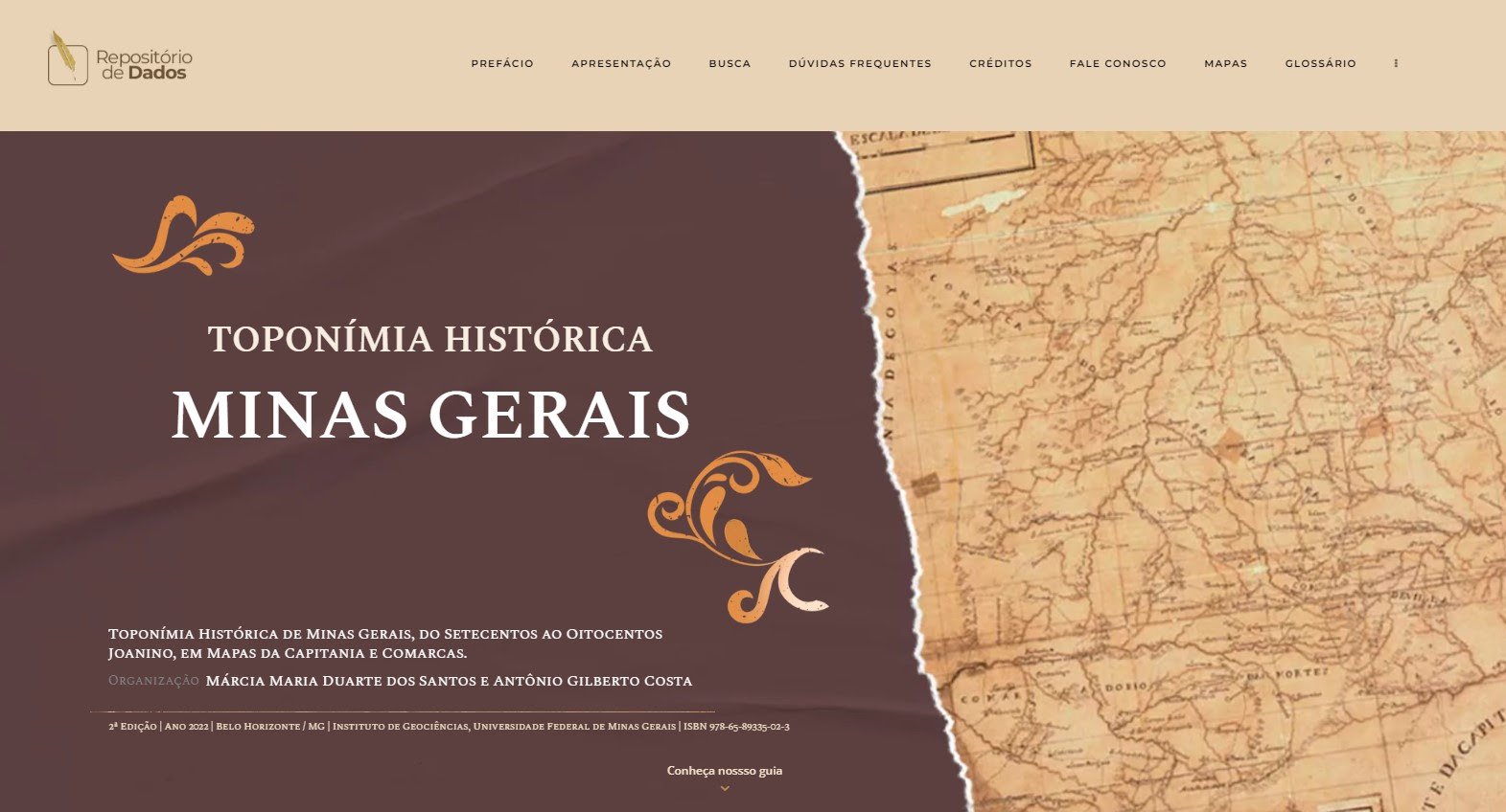 LANÇAMENTO DA 2ª EDIÇÃO DO REPOSITÓRIO DIGITAL DE DADOS DA TOPONÍMIA HISTÓRICA MINEIRA
