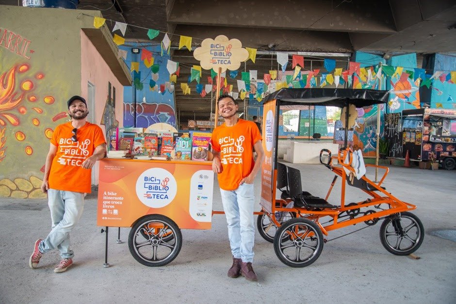 Recife recebe a BiciBiblioteca, biblioteca itinerante que estimula a leitura promovendo a troca de livros - imagem 2
