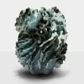 Obra em cerâmica “Azul” (2021), de Cristina Myrrha, uma das obras vencedoras da arte koguei.