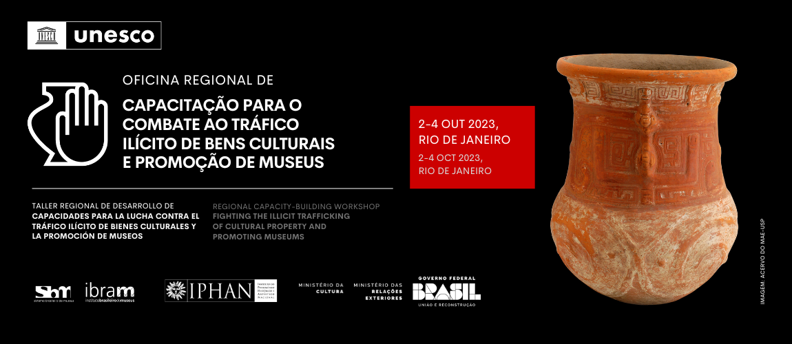 Iphan e Unesco realizam workshop sobre tráfico ilícito de bens culturais no Rio de Janeiro