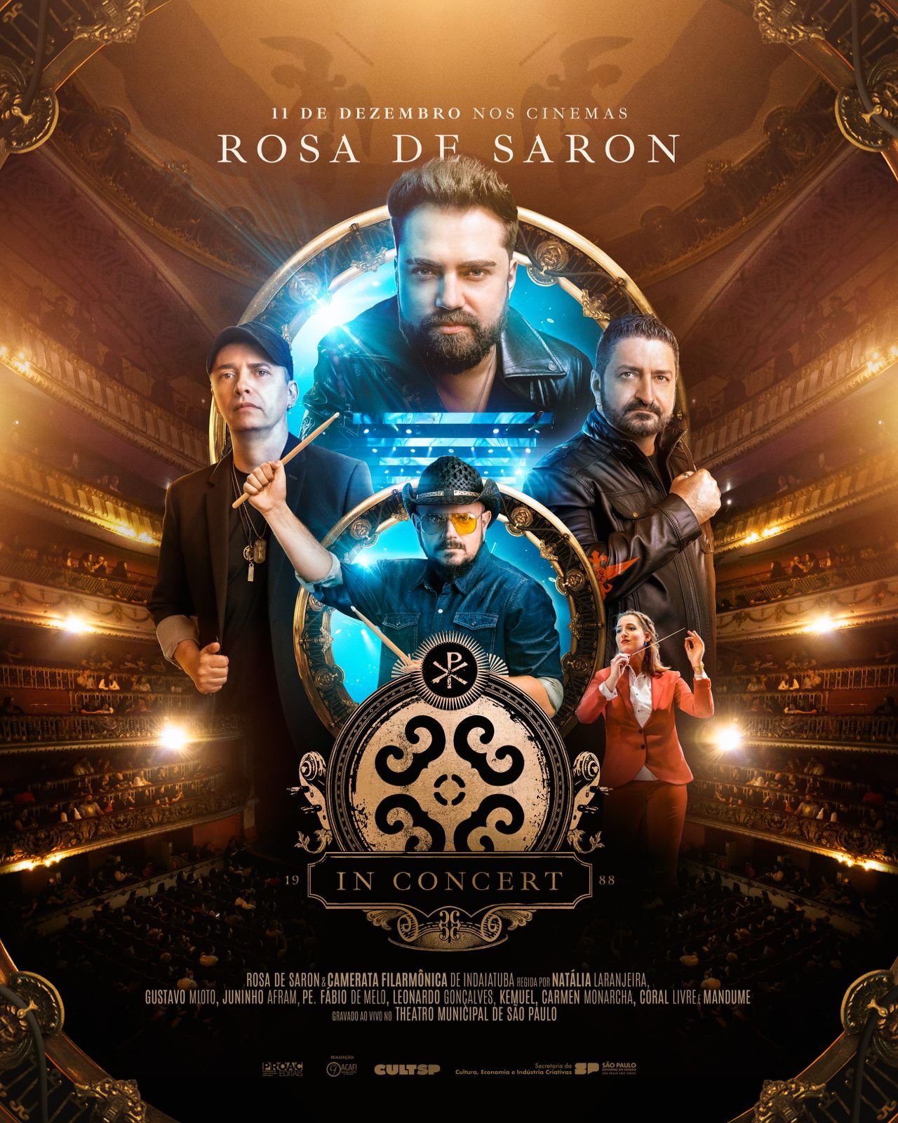 Banda Rosa de Saron lança ‘In Concert’ nos cinemas