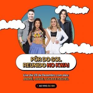 Vencedora de A Fazenda, Jaque participa de live inédita com integrantes do Pôr do Sol