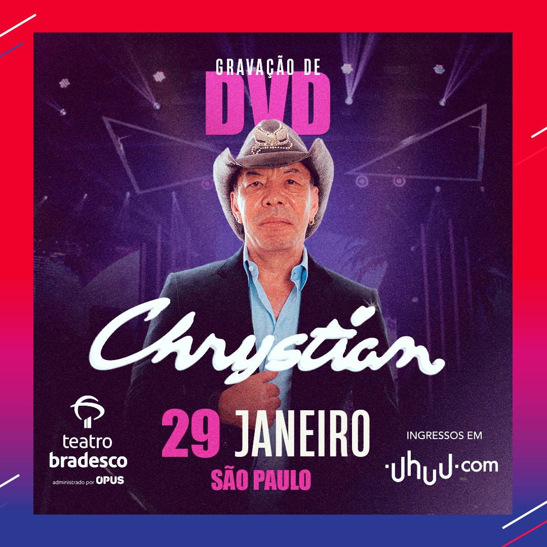 CHRYSTIAN GRAVA DVD DA CARREIRA SOLO NO TEATRO BRADESCO EM SP