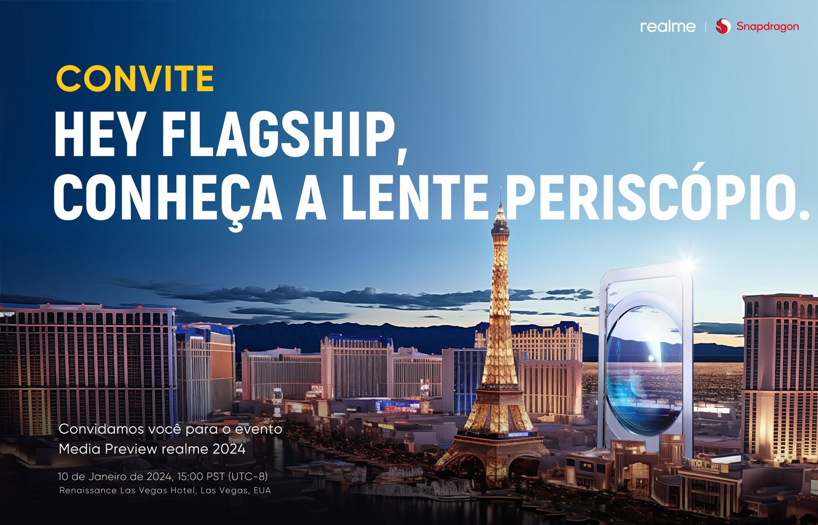realme vai revelar nova lente periscópio e inovações para a fotografia móvel durante evento em Las Vegas - imagem 2