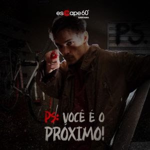 Escape 60' anuncia nova atração 'P.S.: Você é o Próximo' na unidade de Santana - imagem 2