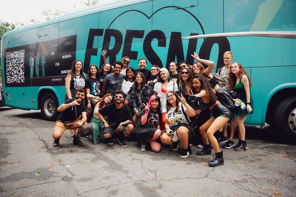 Fresno faz ação inédita com fãs no Lollapalooza Brasil