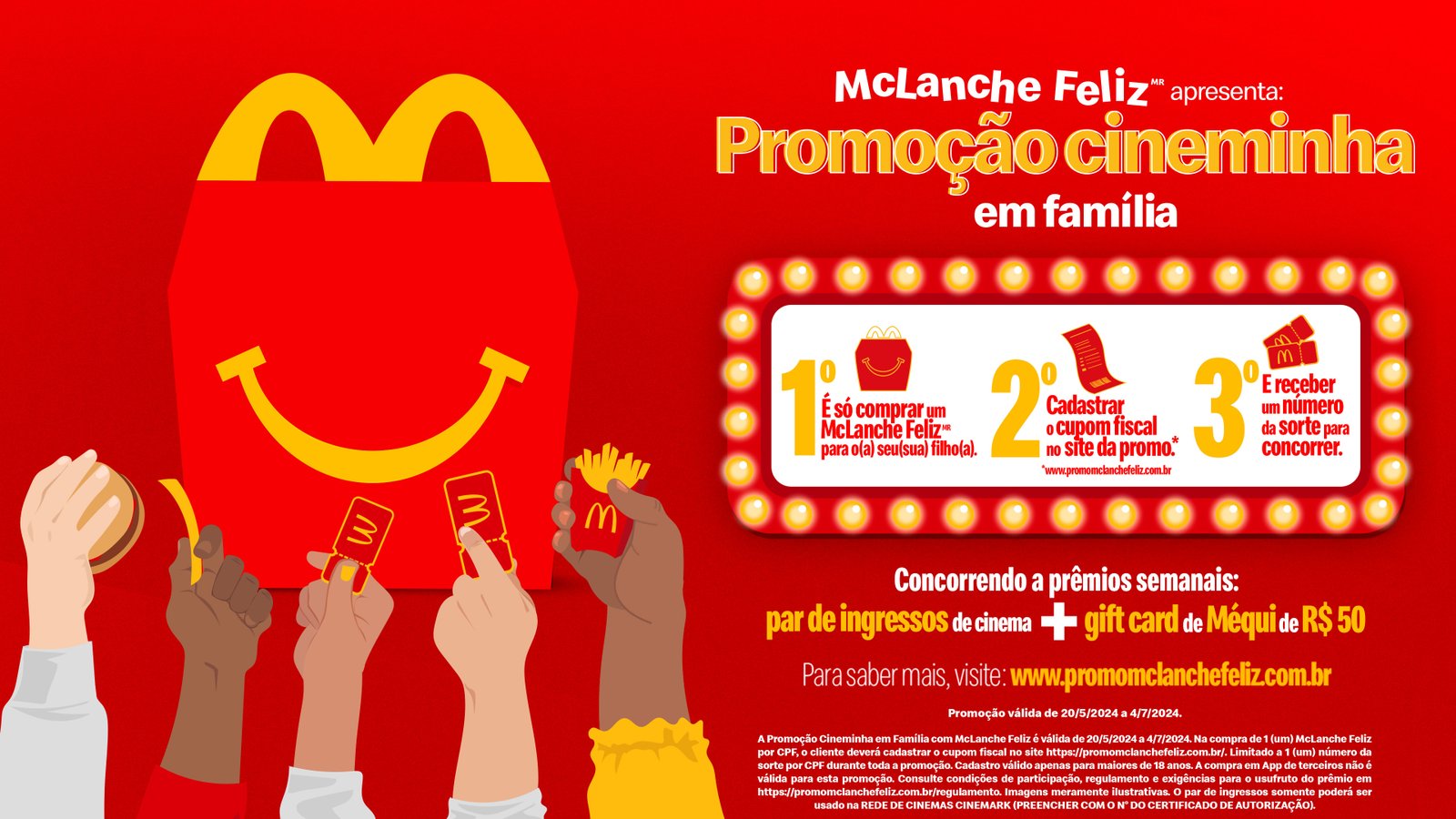 Cineminha em família: McLanche Feliz vai levar clientes para curtirem as telonas com direito a Vale Méqui - imagem 2