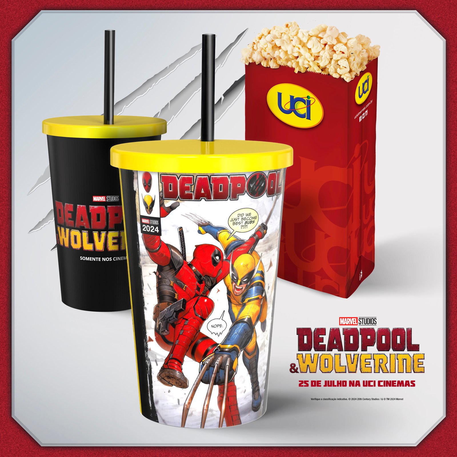 UCI anuncia combo especial e fan event de “Deadpool & Wolverine” - imagem 2