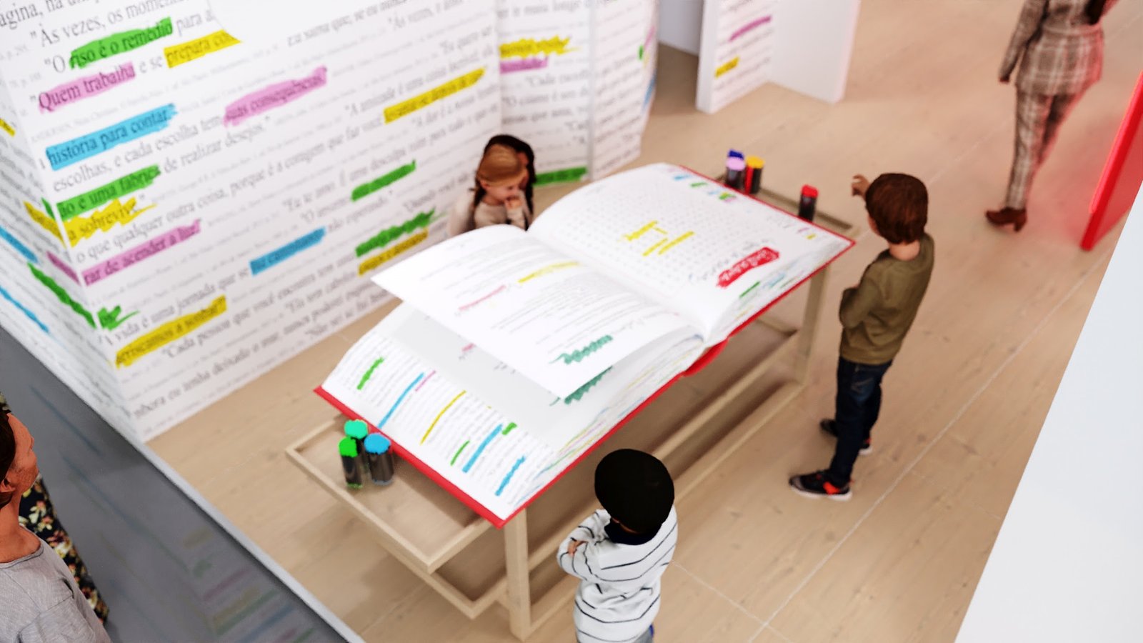 BTO+ é a agência responsável pelo estande sensorial da Faber-Castell na Bienal do Livro SP 2024. - imagem 2