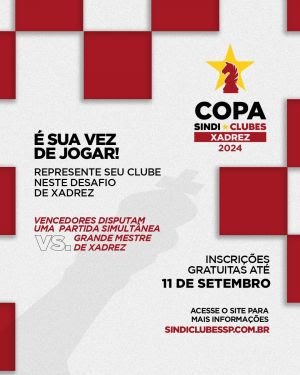Sindi Clubes realiza a Copa de Xadrez com participação do Grande Mestre Gilberto Milos - imagem 2