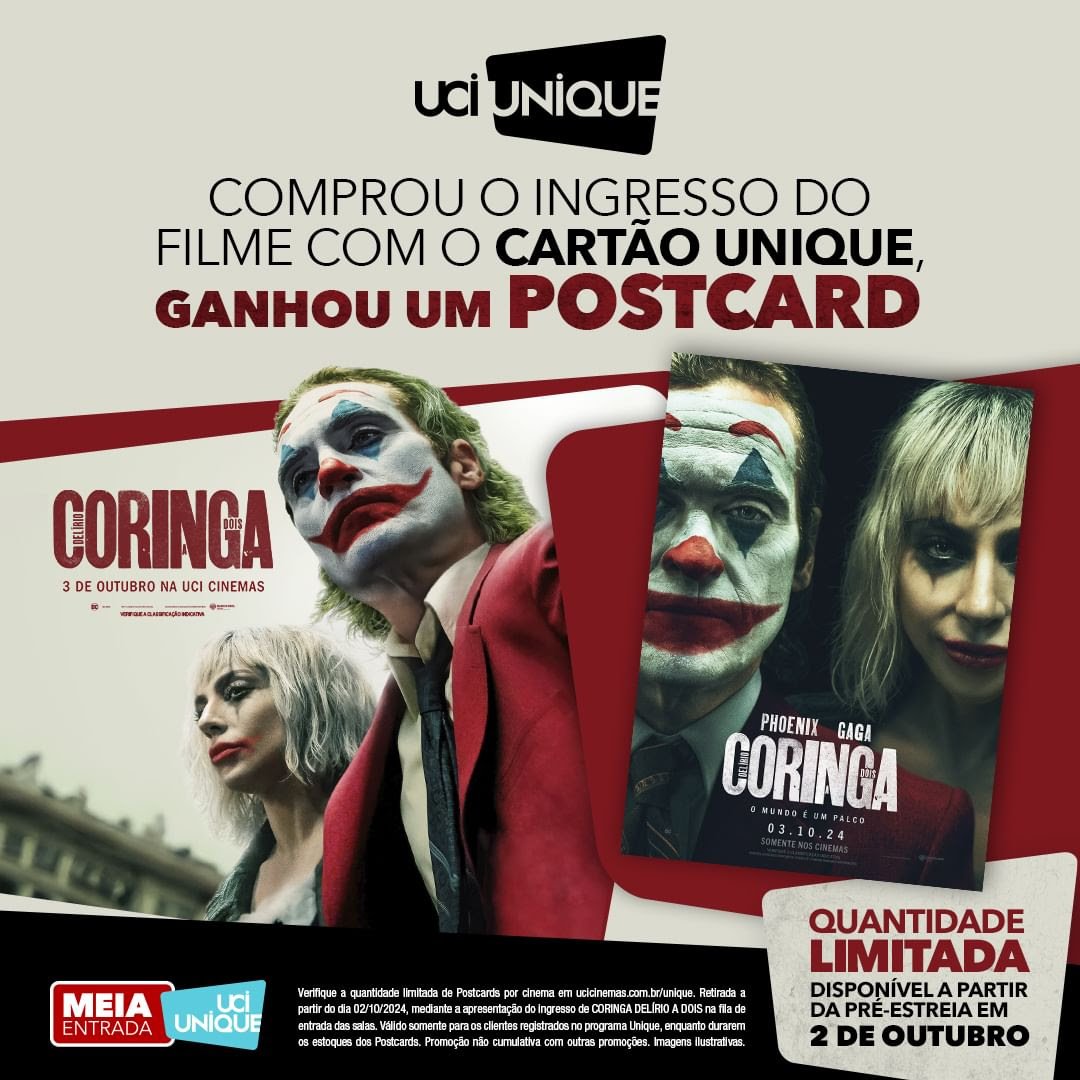 “Coringa: Delírio a Dois” estreia na UCI com combo especial - imagem 4