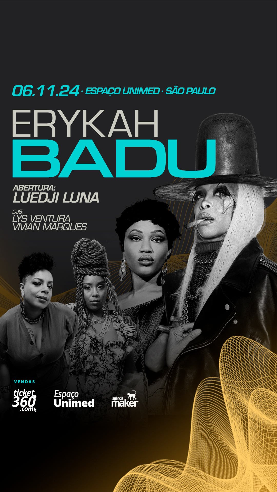 Erykah Badu e Luedji Luna em São Paulo: Uma Noite Histórica de Música e Ancestralidade no Espaço Unimed - imagem 6