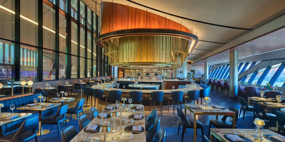 Novo Delta One Lounge no aeroporto de Boston oferece refeições requintadas com um toque marítimo