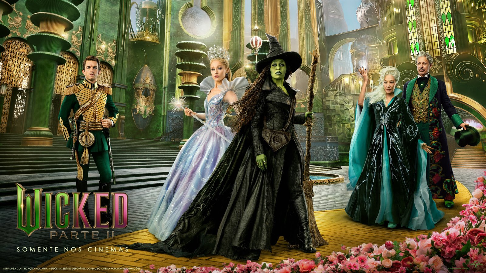 "Wicked: Parte II" tem nova arte revelada pela Universal Pictures