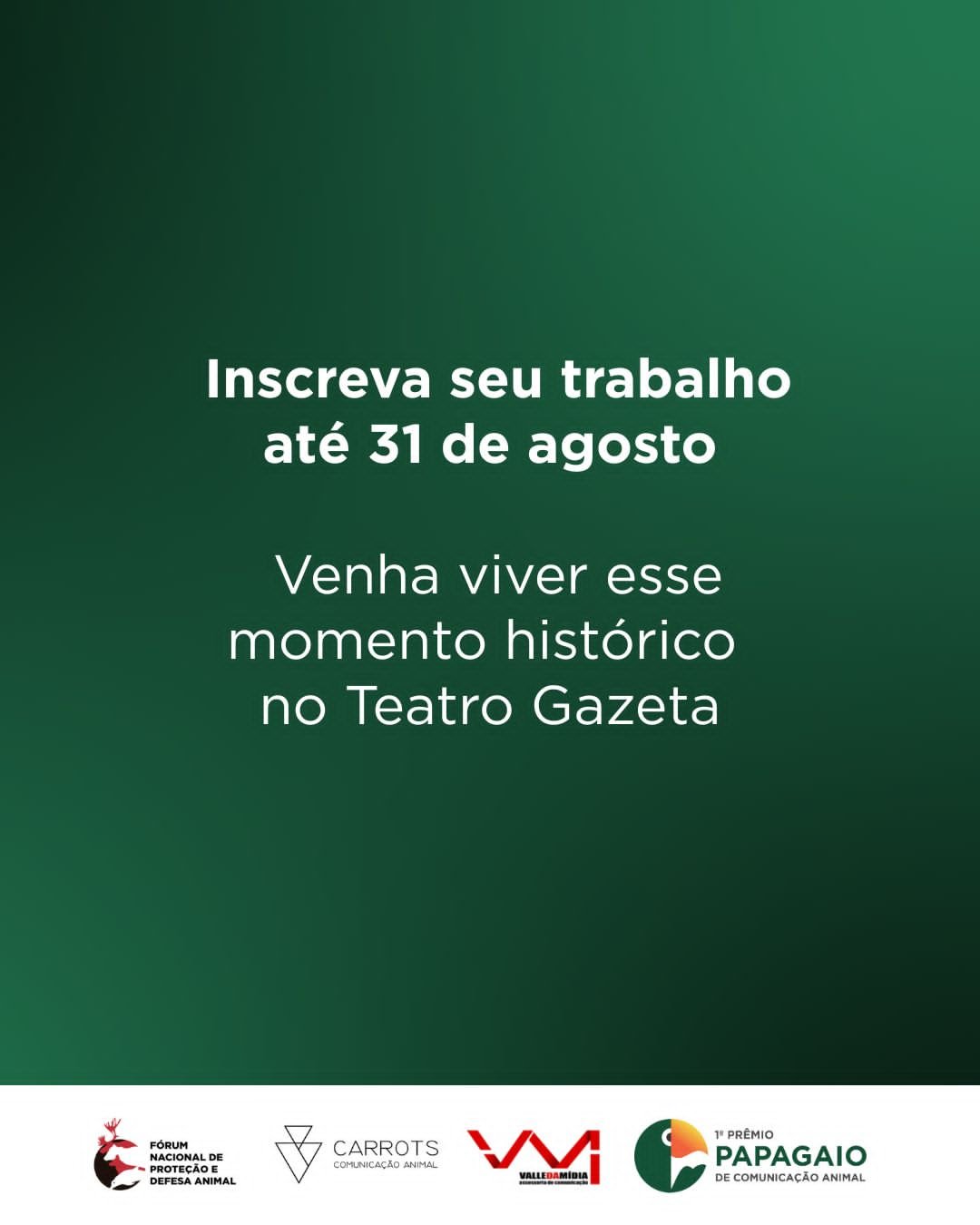 Prêmio Papagaio de Comunicação Animal abre inscrições para sua primeira edição - imagem 4
