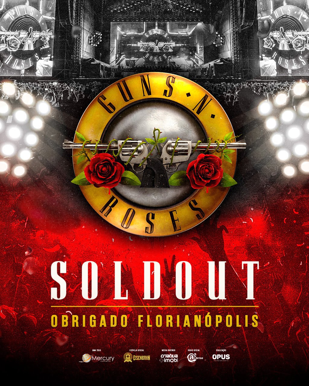 Guns N' Roses inaugura turnê brasileira com show sold out e histórico na Arena Opus - imagem 3